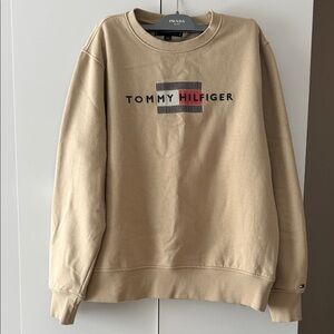 Tommy Hilfiger Beige Crewneck Sweater